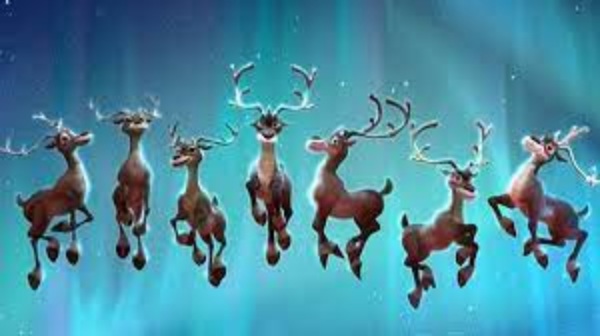 12 reindeers name