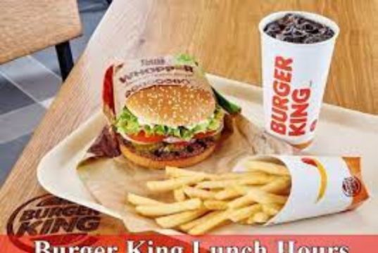 burger king lunch hours