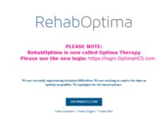 rehab optima login