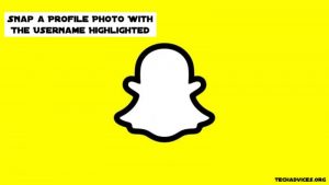 Snap a Profile Photo With The Username Highlighted.
